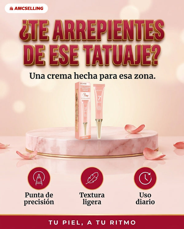 ¿Te arrepientes de ese tatuaje? Crema con punta de precisión