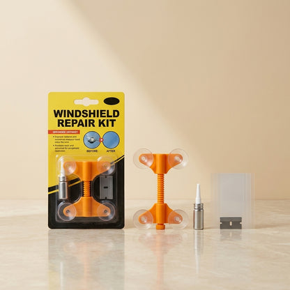 Kit Reparador de Parabrisas — Elimina Grietas y Estrellas del Cristal