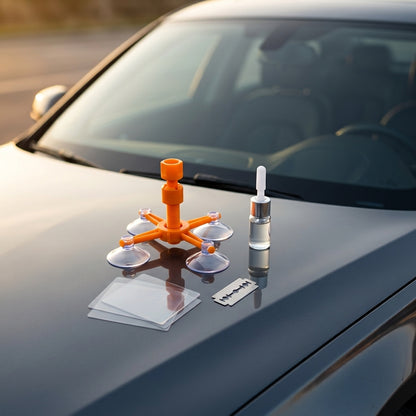 Kit Reparador de Parabrisas — Elimina Grietas y Estrellas del Cristal